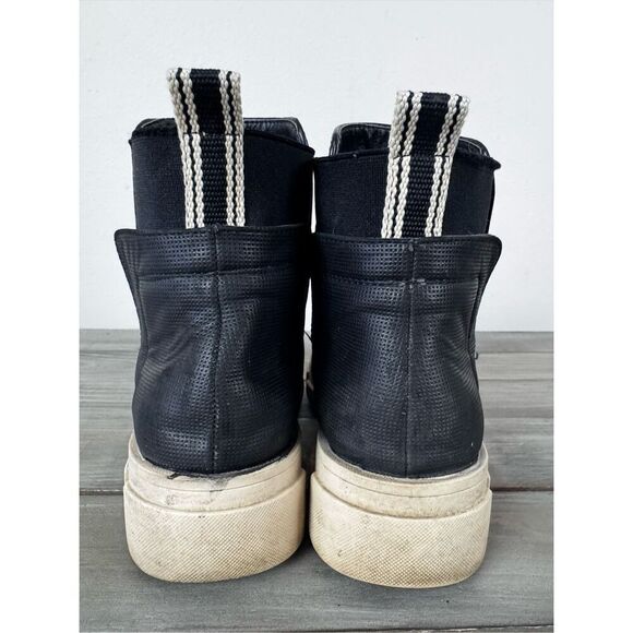 Shu Shop Yordana Black Lug Chunky Boots Booties Size 8.5 - Picture 3 of 9